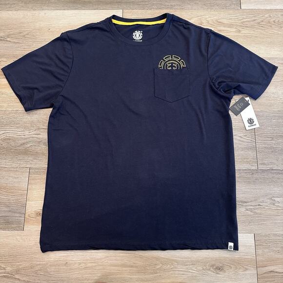 ELEMENT T-Shirt Relaxed Fit XL Pocket Logo SkateBoard Skater Tee NWT Streetwear - Picture 1 of 10